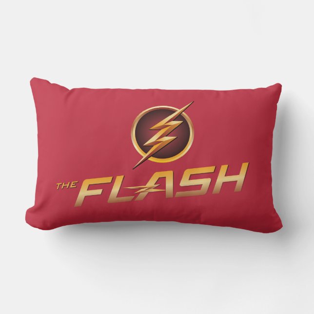 Cojín Lumbar El Flash | Logo de TV (Anverso)
