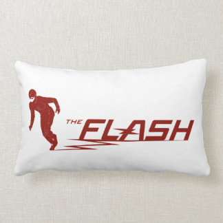 Cojín Lumbar El Flash | Logotipo del nombre del superhéroe