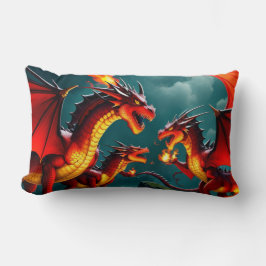 Cojín Lumbar El fuego del dragón