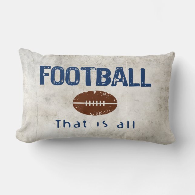 Cojín Lumbar El Fútbol, Eso Es Todo (Anverso)