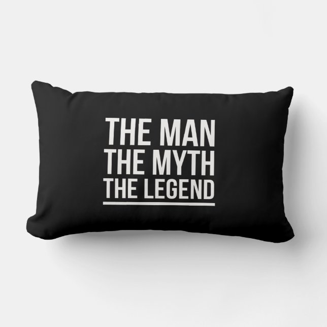 Cojín Lumbar El hombre el mito la leyenda (Anverso)