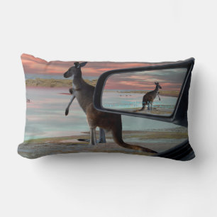 Cojín Lumbar El Kangaroo Seaside Breezes Arte De Ilusión,
