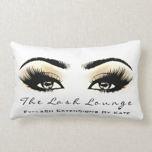 Cojín Lumbar El maquillaje del balneario del purpurina de