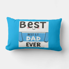 Cojín Lumbar El mejor papá jamás Lumberjack Pillow - Regalo de