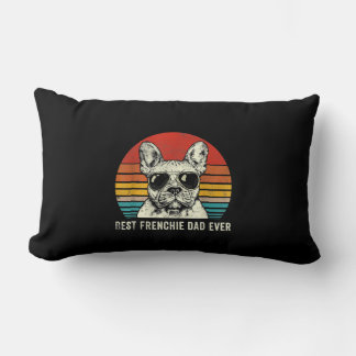 Cojín Lumbar El mejor regalo de Bulldog francés para papá franc