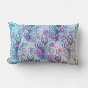 Cojín Lumbar El patrón de las llamas y los círculos del tatuaje