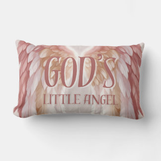 Cojín Lumbar El pequeño ángel de Dios: Confort Celestial Pillow