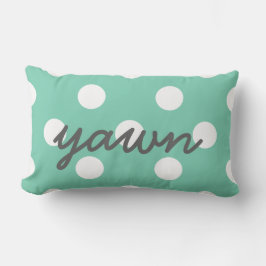 Cojín Lumbar El Polka Yawning Dots Any Color