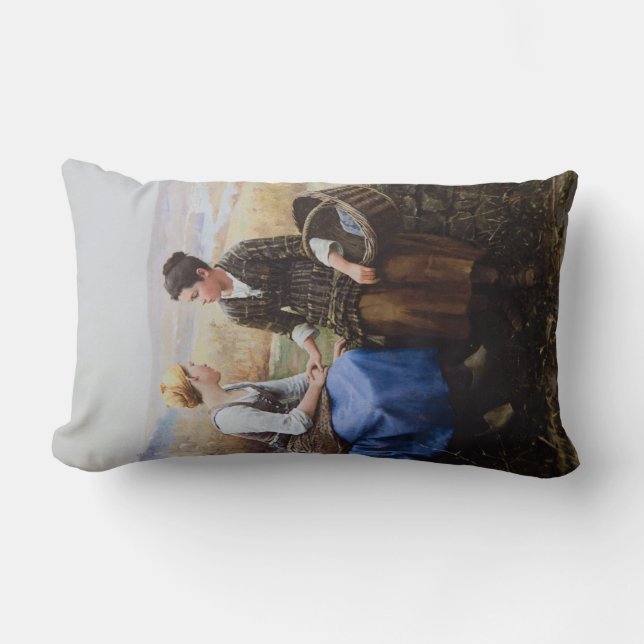 Cojín Lumbar El primer dolor (simpatía por el desahogo) (Anverso)