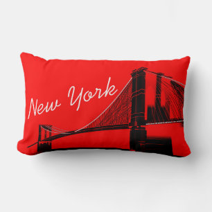 Cojín Lumbar El Puente de Brooklyn Diseño de Nueva York