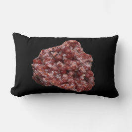 Cojín Lumbar El reversible Andradita Garnet y el cristal del ca