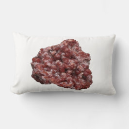 Cojín Lumbar El reversible Andradita Garnet y el cristal del ca