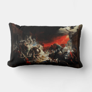 Cojín Lumbar El último día de Pompeya por Karl Bryullov