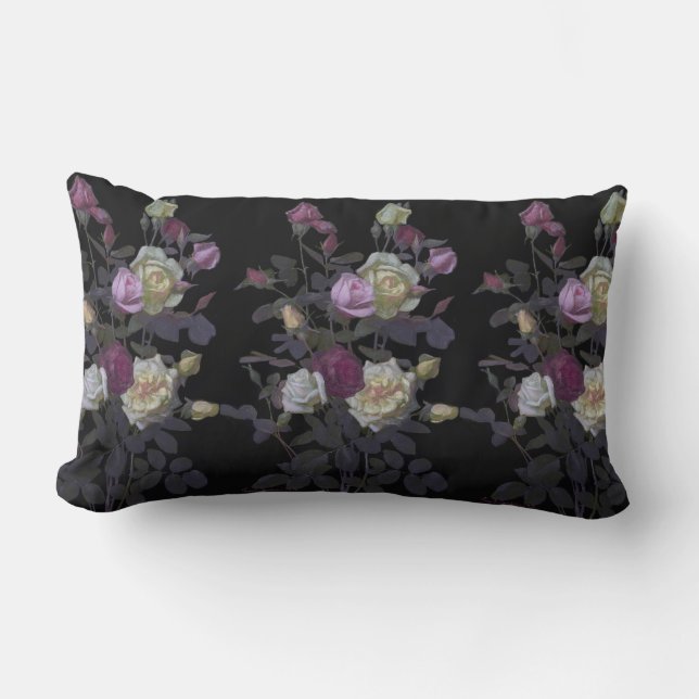 Cojín Lumbar El veterano George Lambdin sigue viviendo con Rosa (Anverso)