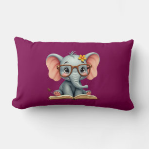Cojín Lumbar Elefante Bebé Sabio