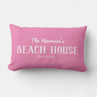 Cojín Lumbar Elegante Beach House Lumbar Pillow