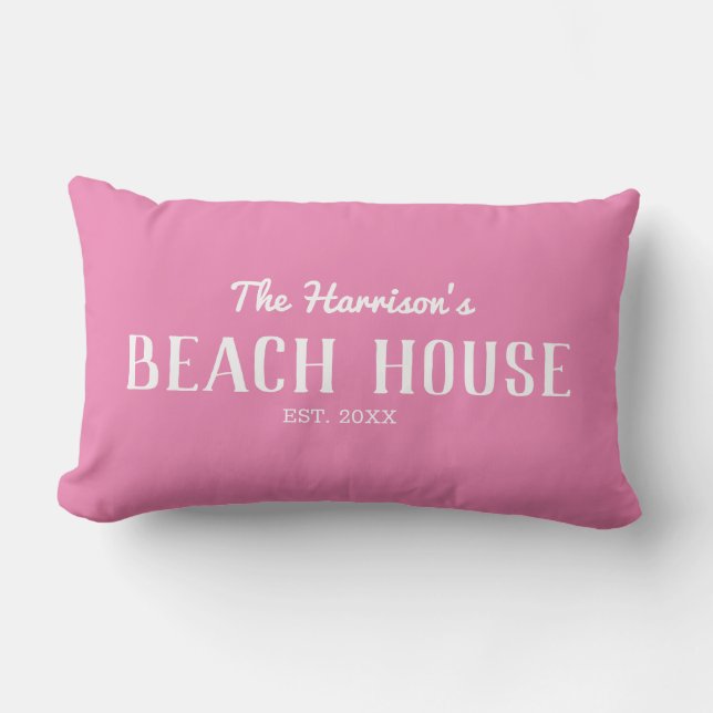 Cojín Lumbar Elegante Beach House Lumbar Pillow (Anverso)