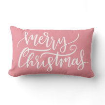 Elegante caligrafía moderna rosa de navidad