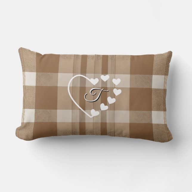 Cojín Lumbar Elegante Día de Acción de Gracias de Otoño (Anverso)