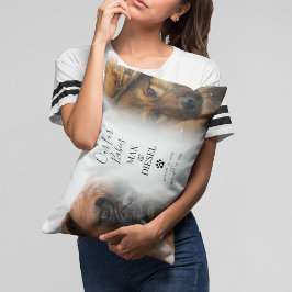 Cojín Lumbar Elegante Mascota de Moda 2 x Photo Keepsake