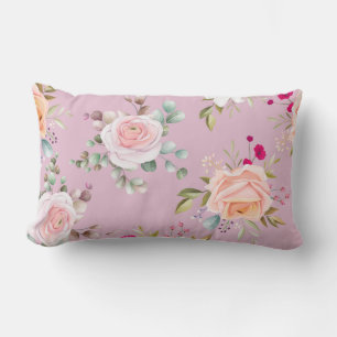 Cojín Lumbar Elegante moda floral