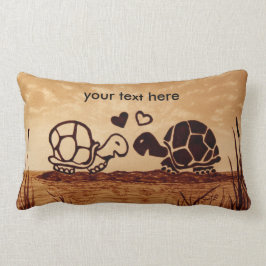 Cojín Lumbar Elegante tema de AMOR Personalizado Lumbar Pillow