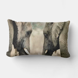 Cojín Lumbar Elephant Soulmates