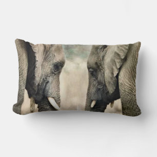 Cojín Lumbar Elephant Soulmates