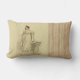 Cojín Lumbar Elinor, inspiración de Jane Austen, estilo Regency