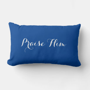 Cojín Lumbar Elogio Su Azul Profundo