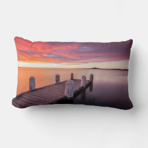 Cojín Lumbar Embarcadero en el lago Illawarra