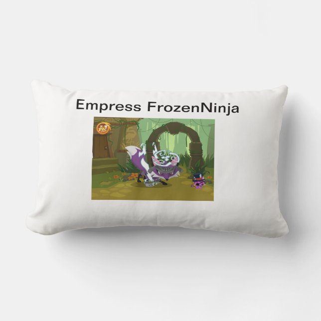 Cojín Lumbar Emperatriz FrozenNinja (Anverso)