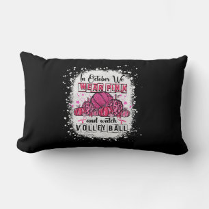 Cojín Lumbar En octubre llevamos un cáncer de mama de voleibol 