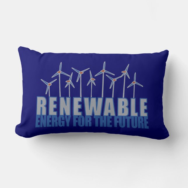Cojín Lumbar Energía de energía eólica (Anverso)