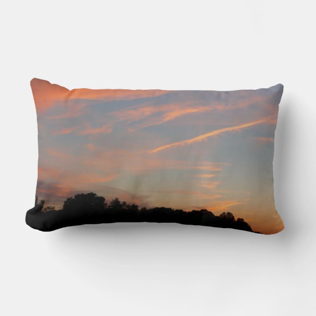 Cojín Lumbar Entorno Elkridge Sunset Maryland (Anverso)
