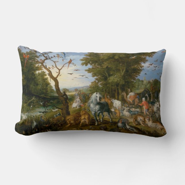 Cojín Lumbar Entrada de los animales en el Arca de Noé (Brueghe (Anverso)