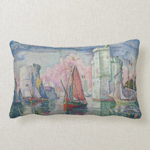 Cojín Lumbar Entrada de Puerto de la Rochelle Paul Signac