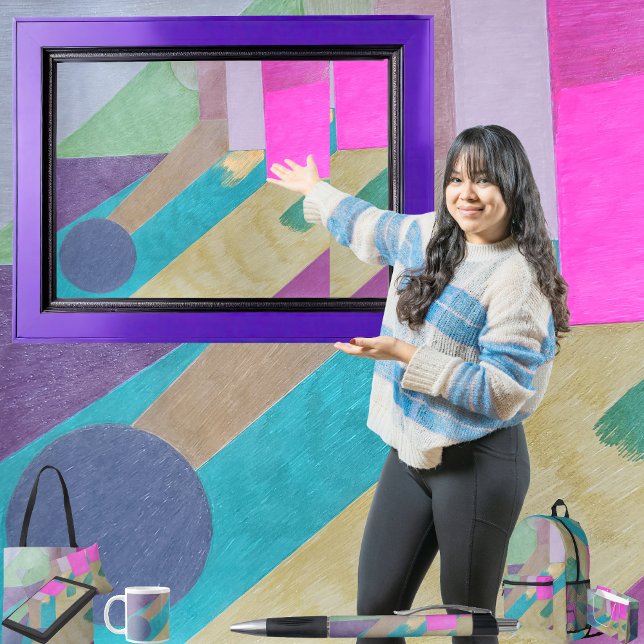 Cojín Lumbar Entrance (Get the full "Entrance" collection at: https://bit.ly/SmartArtIIZazzle.)