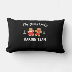 Cojín Lumbar Equipo de hornear galletas de navidades   hombre d
