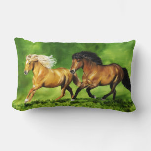 Cojín Lumbar Equipo de Sueños de Caballos Islandeses