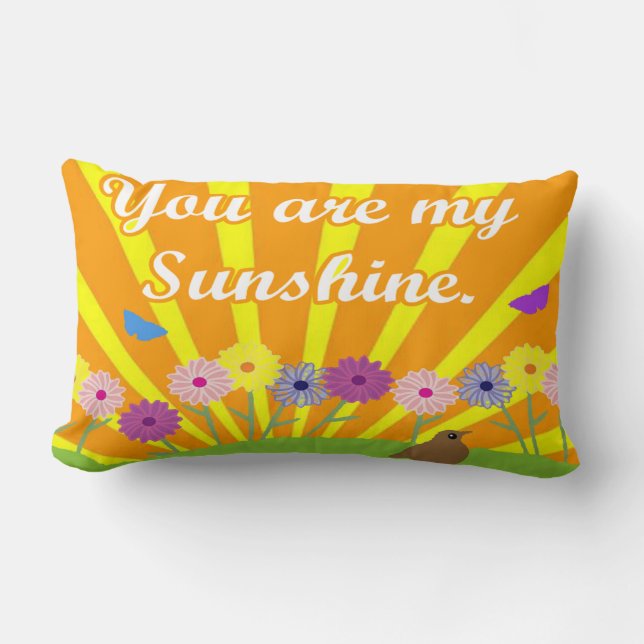 Cojín Lumbar Eres Mi Abanada Sunshine (Anverso)
