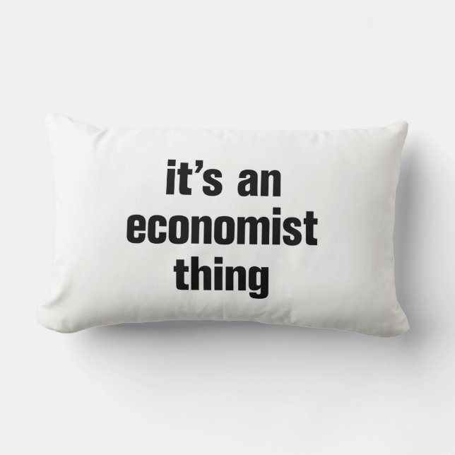 Cojín Lumbar es una cosa economista (Anverso)
