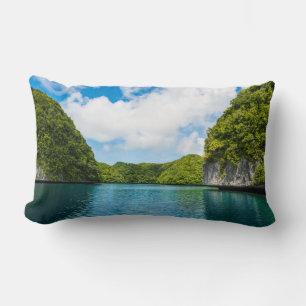 Cojín Lumbar Escénico Tropical de Islas Rocosas