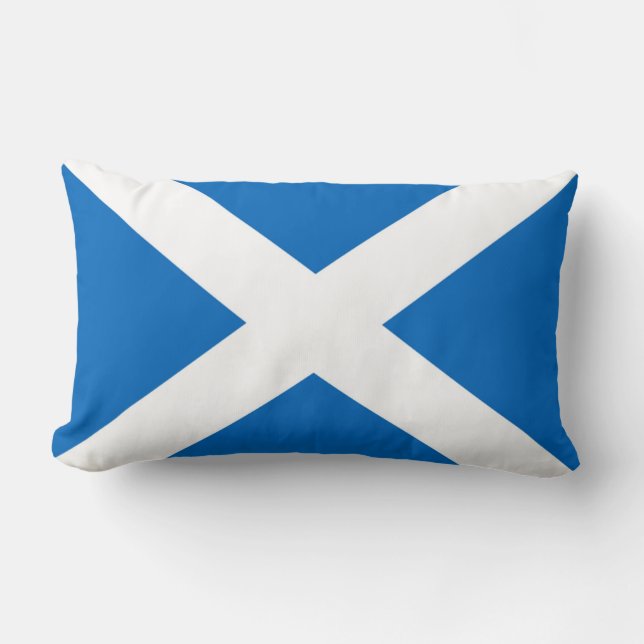 Cojín Lumbar Escocia/Cojín decorativo escocés de la bandera (Anverso)