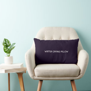 Cojín Lumbar Escritor Llorando Cushion