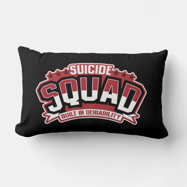 Cojín Lumbar Escuadrón suicida | Negabilidad integrada (Anverso)
