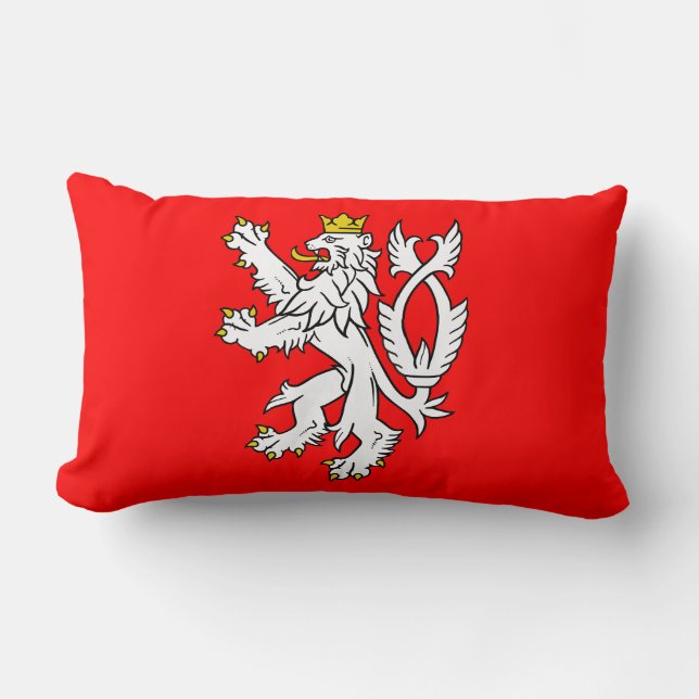 Cojín Lumbar Escudo de armas bohemio (Anverso)