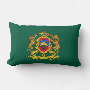 Cojín Lumbar escudo de armas símbolo emblema bandera de Marruec