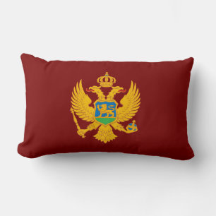 Cojín Lumbar escudo de armas símbolo emblema bandera de Montene