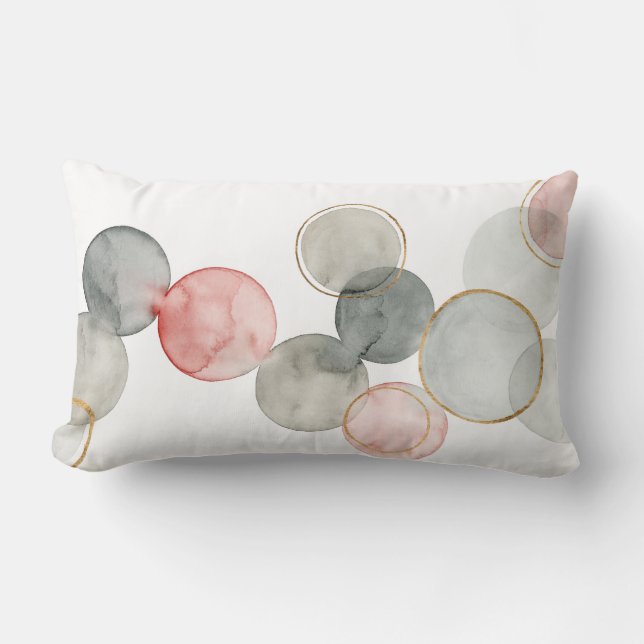 Cojín Lumbar Esferas doradas (Anverso)